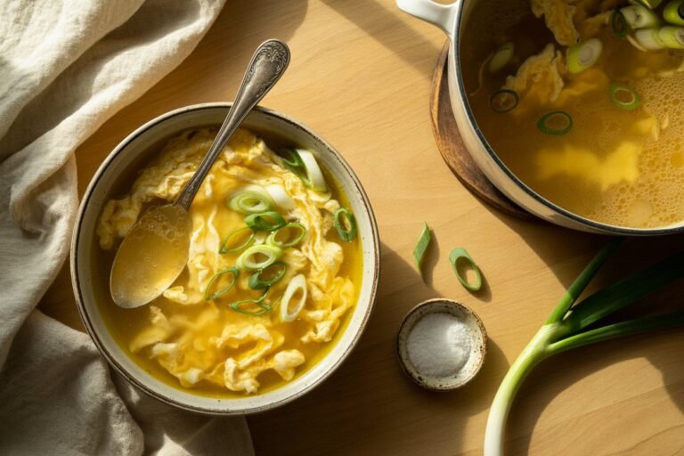 Keto Egg Drop Soup (No Carb Meal)