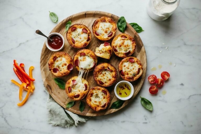Easy Pizza Muffins for Toddlers and Kids