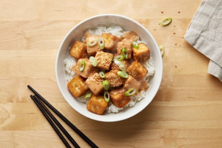 Bang Bang Tofu (Air Fryer or Pan Fried)