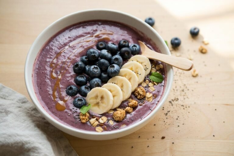 Blueberry Banana Smoothie Bowl