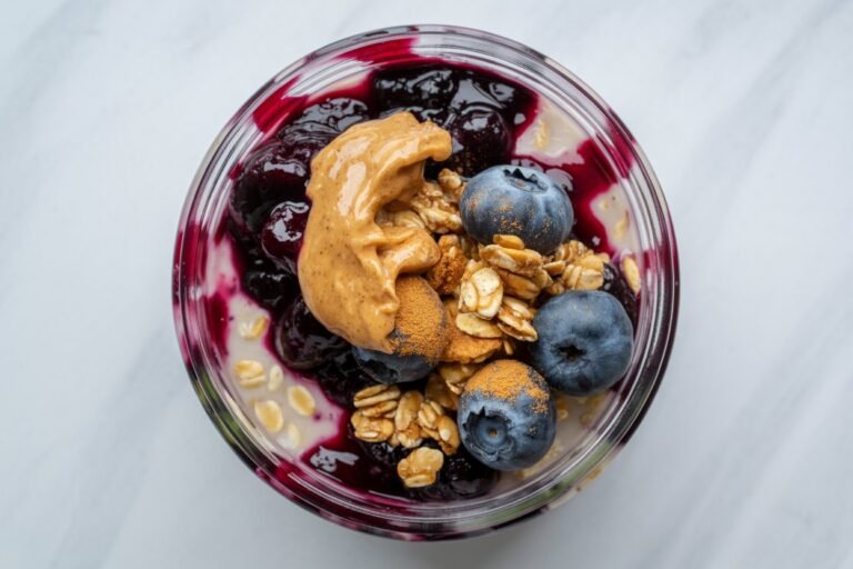 Blueberry Pie Overnight Oats