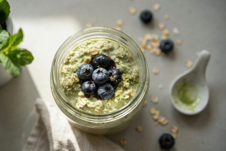 The BEST Matcha Overnight Oats