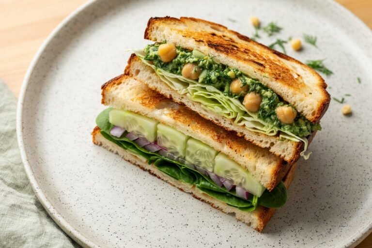 Green Goddess Salad Sandwich