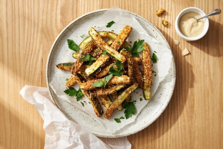 Crispy Baked Keto Zucchini Fries