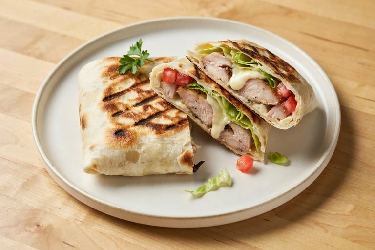 Garlic Chicken Wrap